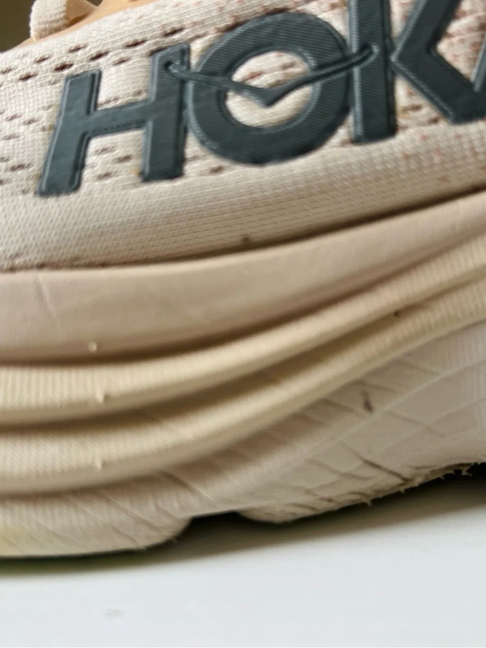 HOKA Bondi 8 Vanilla Running Women’s Comfort Shoes Walking Sneakers Athleisure 7
